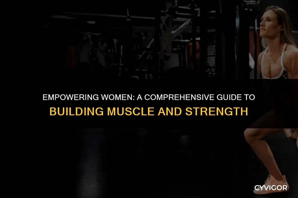 how to build muscle as a woman