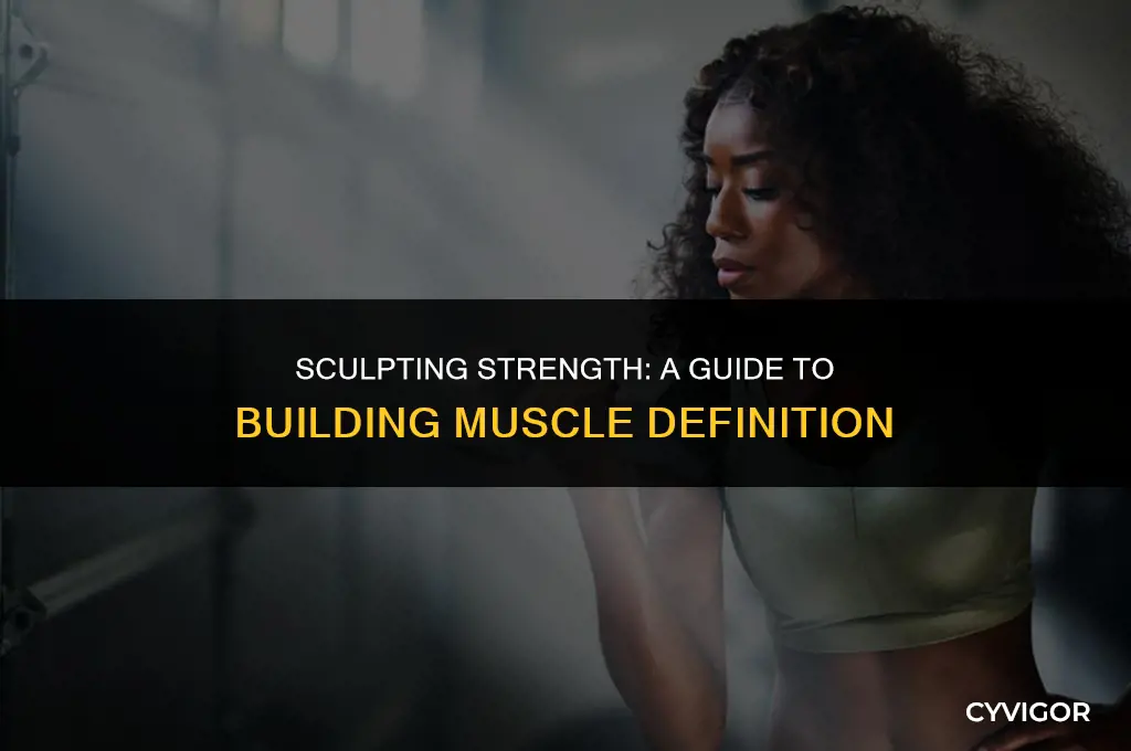 how to build muscle definition