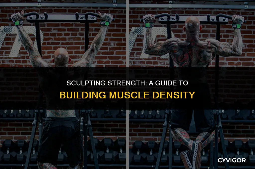 how to build muscle density