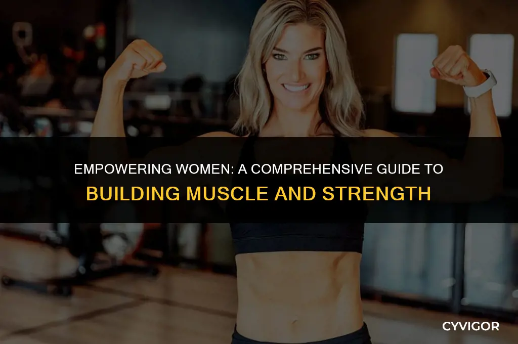 how to build muscle for females
