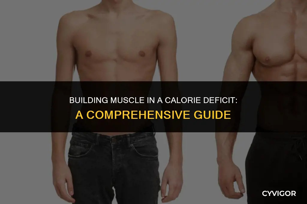 how to build muscle in a calorie deficit