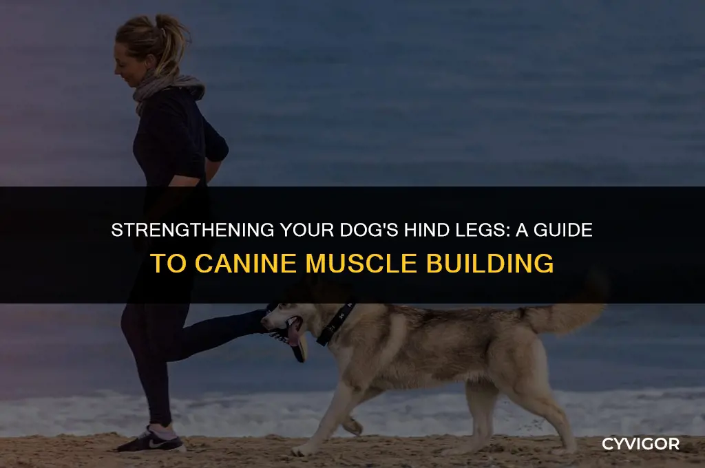 how to build muscle in dogs hind legs