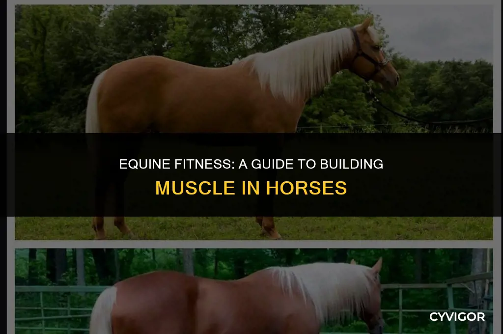 how to build muscle in horses