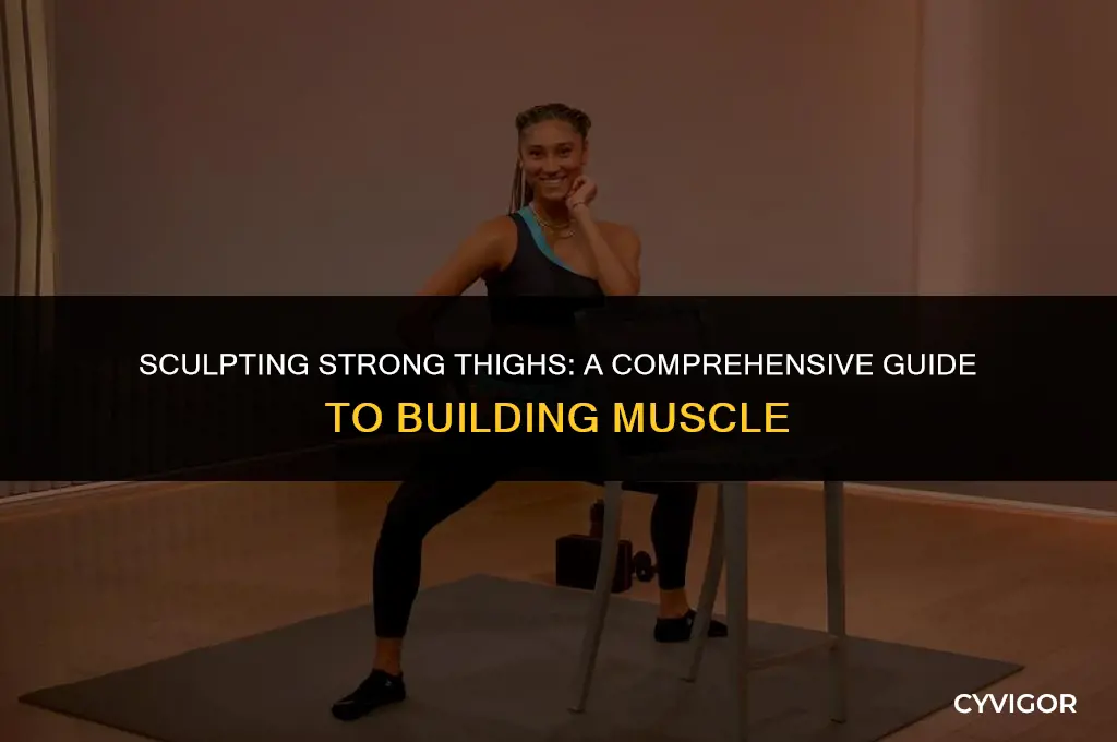 how to build muscle in thighs