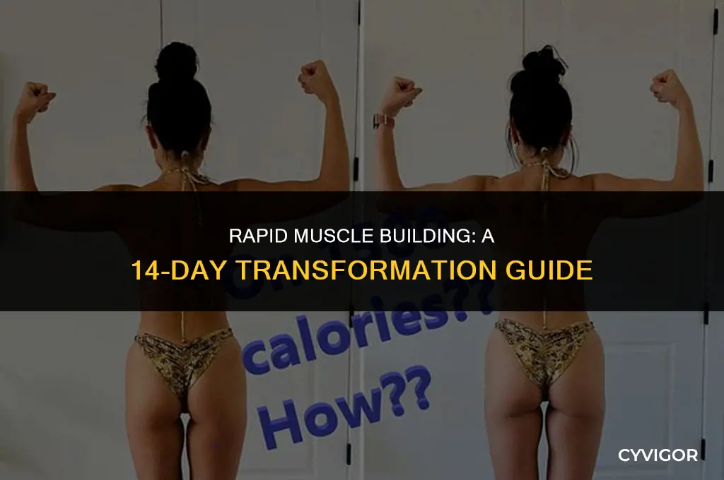 how to build muscle in two weeks