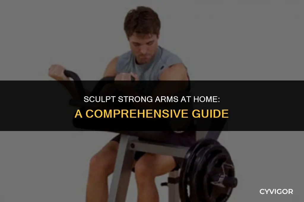 how to build muscle in your arms at home