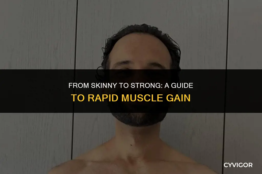 how to build muscle quickly for skinny guys