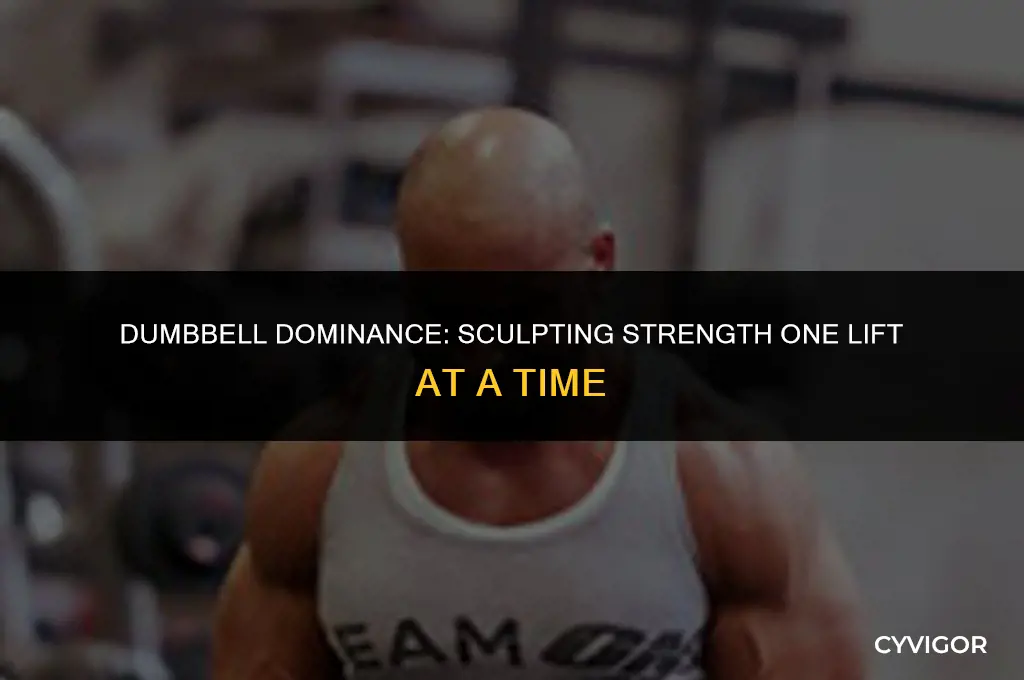 how to build muscle with dumbbells