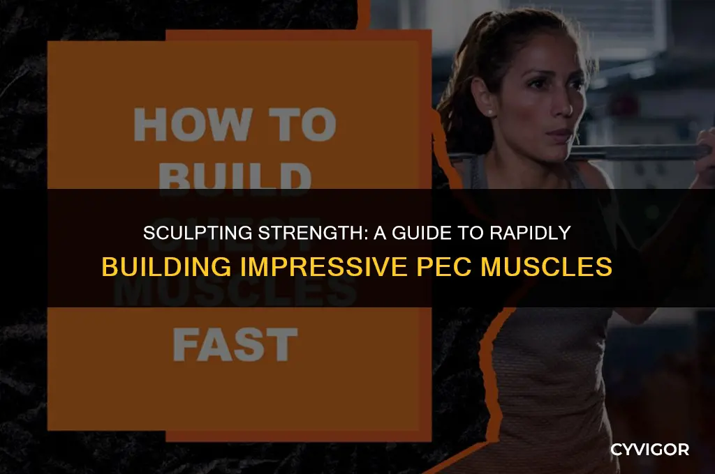 how to build pec muscles fast