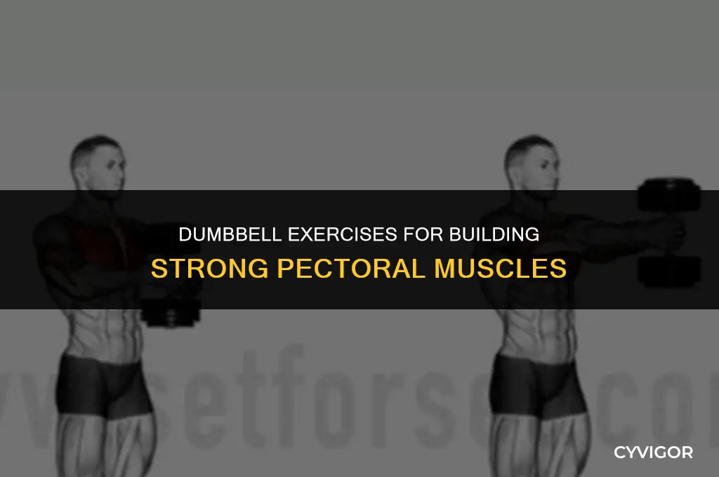 how to build pectoral muscles with dumbbells