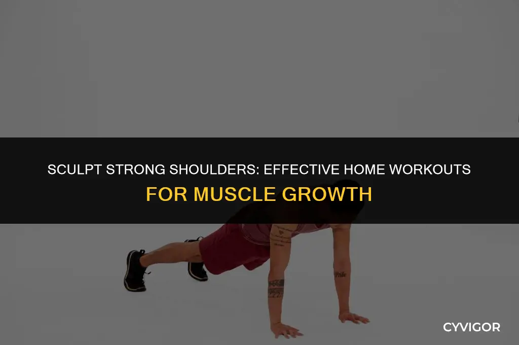 how to build shoulder muscles at home