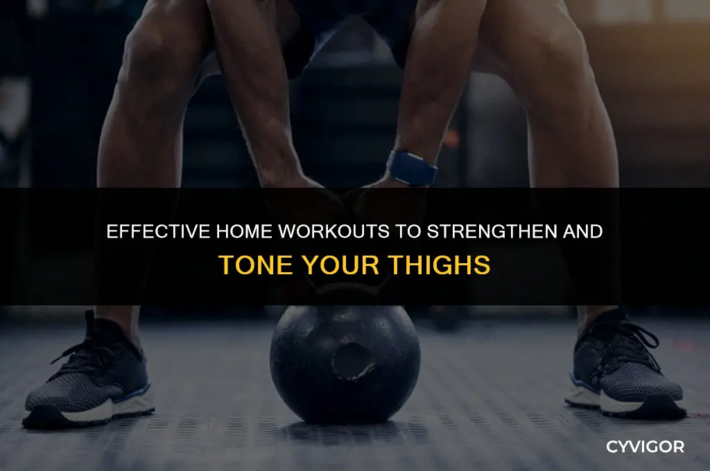 how to build thigh muscles at home