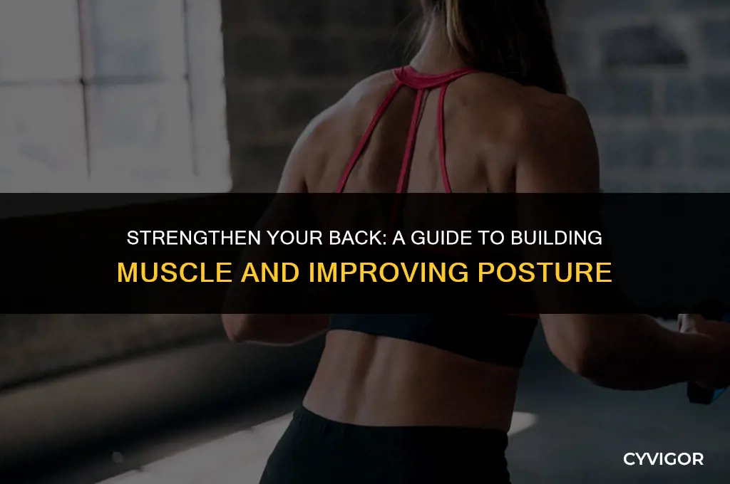 how to buld muscle in your back