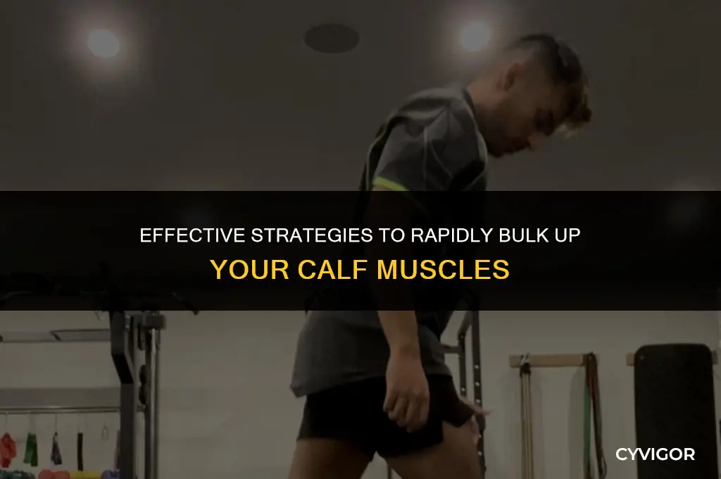 how to bulk calf muscles