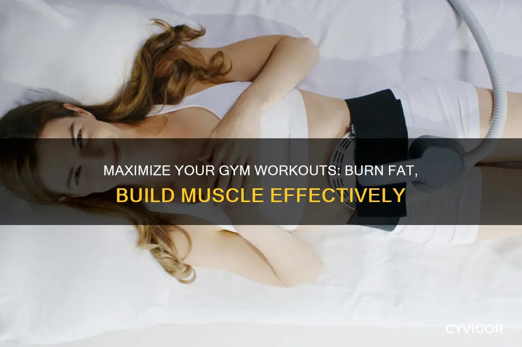 how to burn fat and gain muscle at the gym