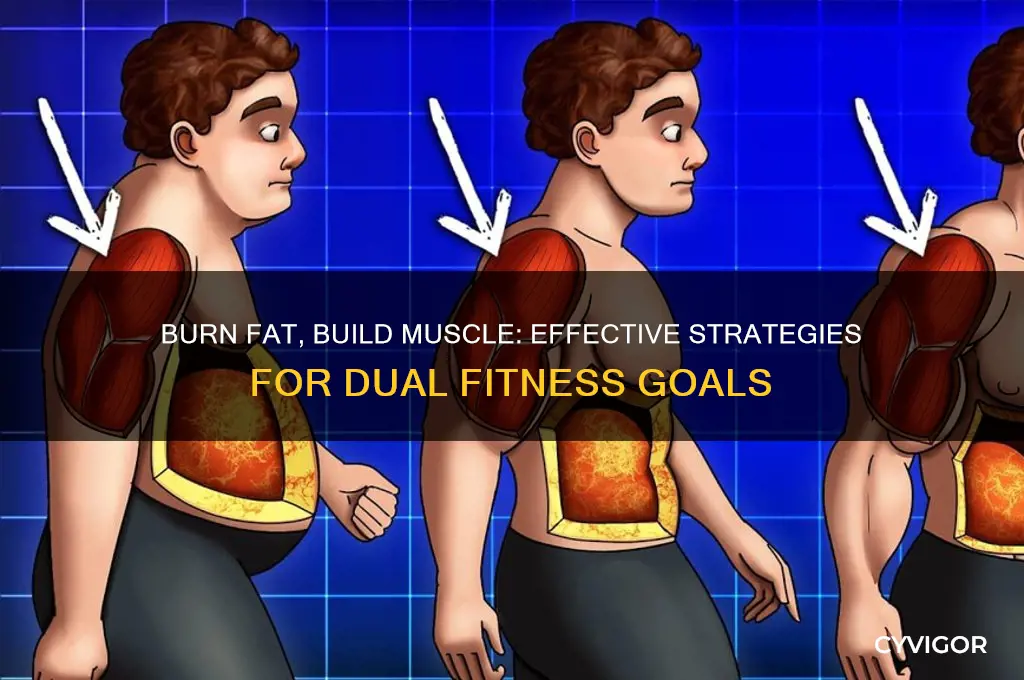 how to burn fat keep gain muscle