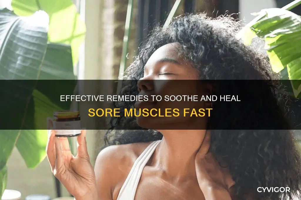 how to calm down sore muscles