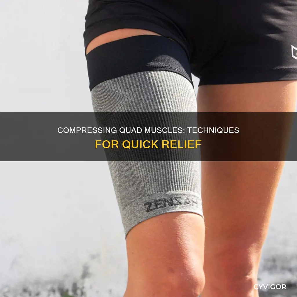 how to compress quad muscle