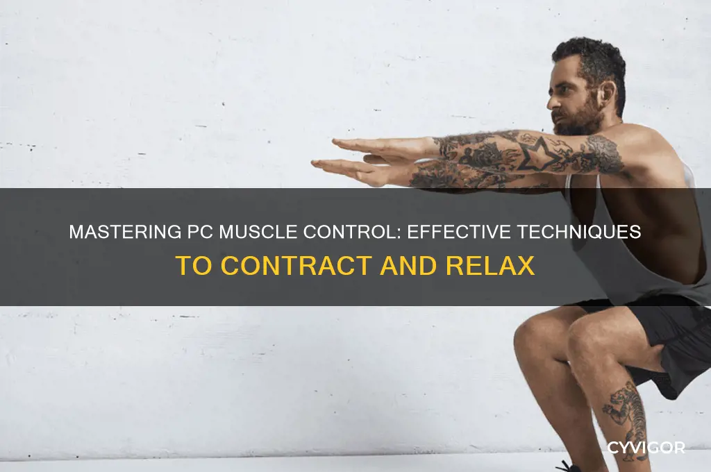 how to contract and relax pc muscle
