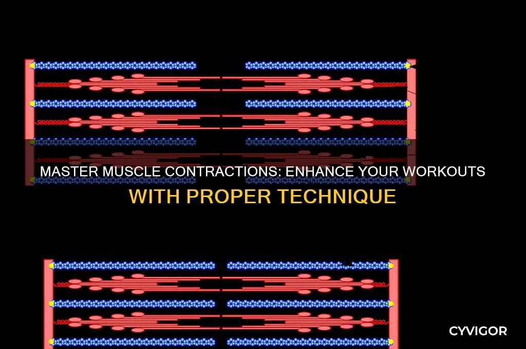 how to contract muscles when working out
