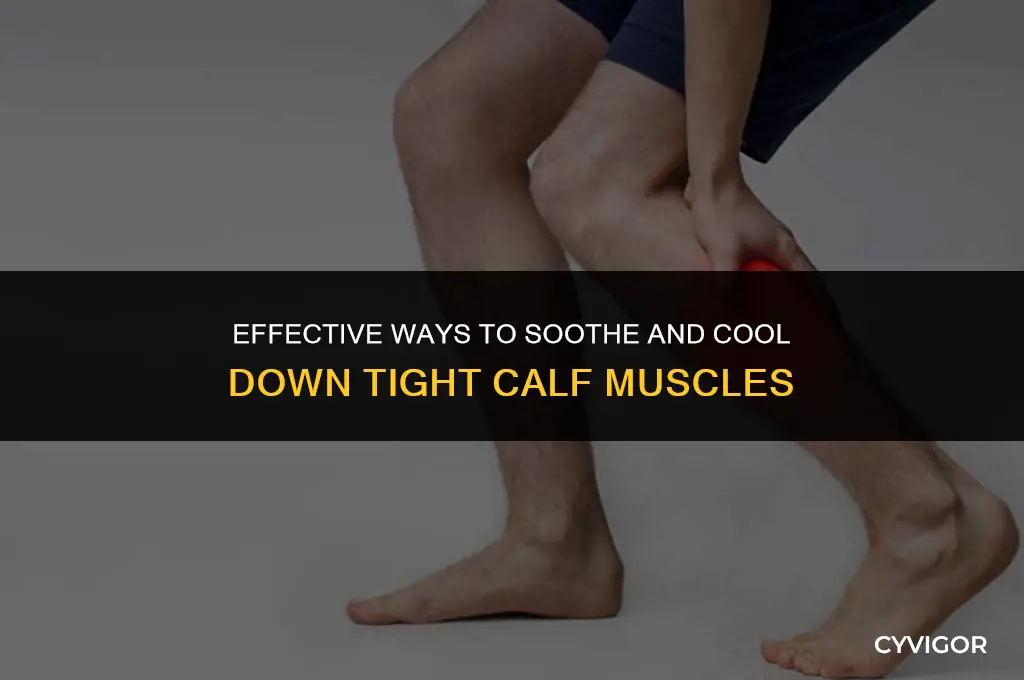 how to cool down calf muscles