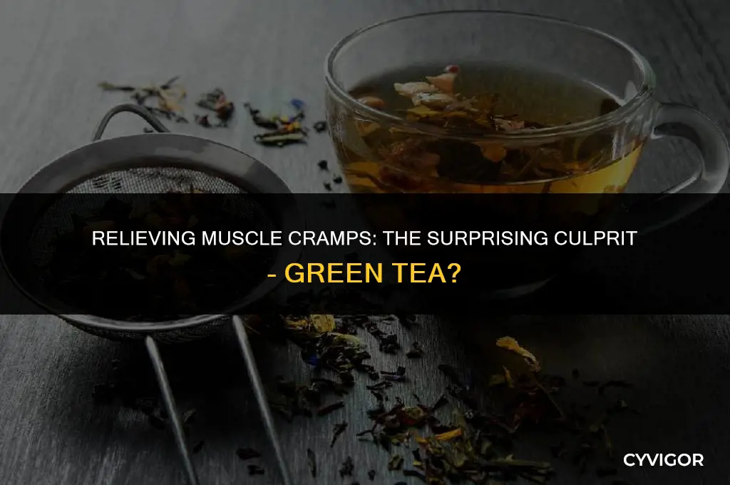 how to counteract muscle cramp from green tea