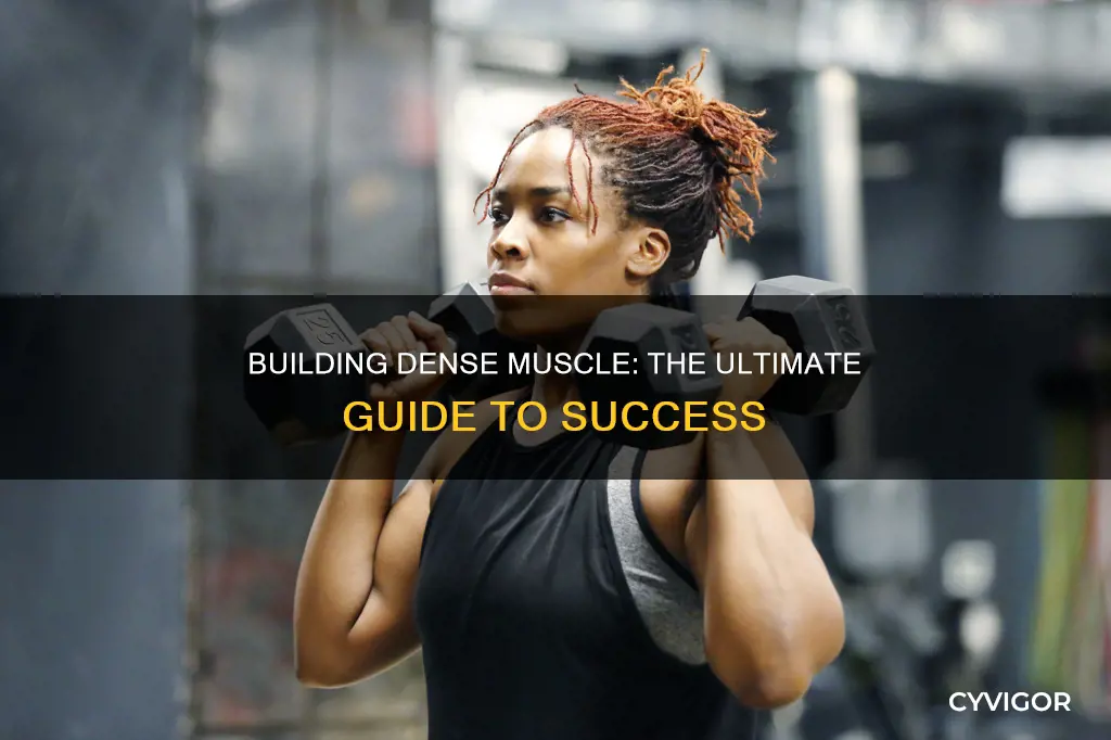 how to create dense muscle