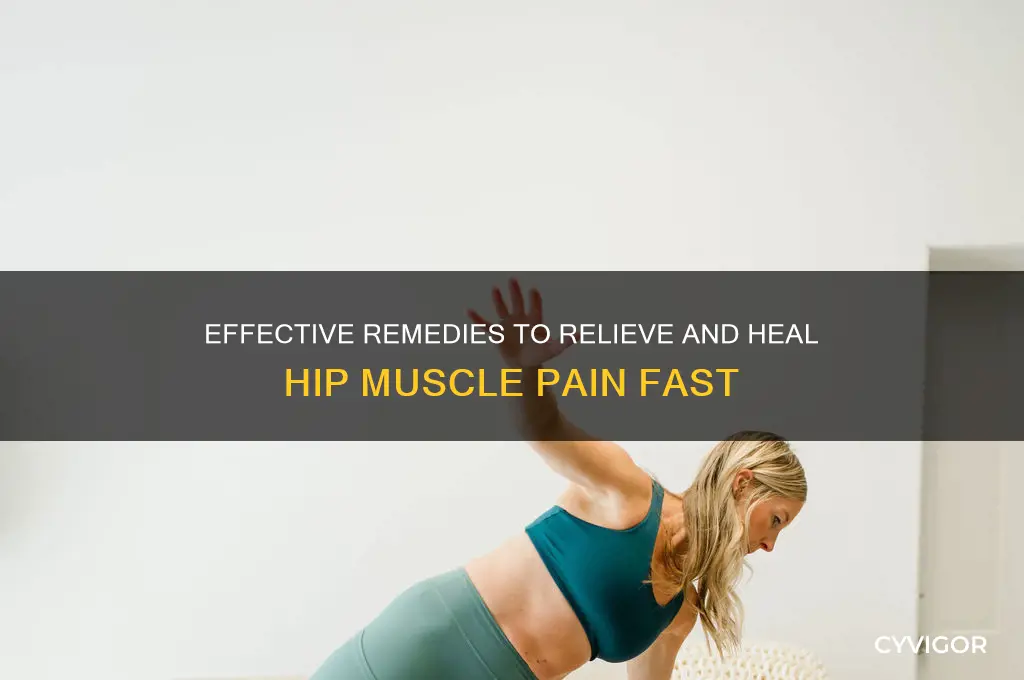 how to cure hip muscle pain