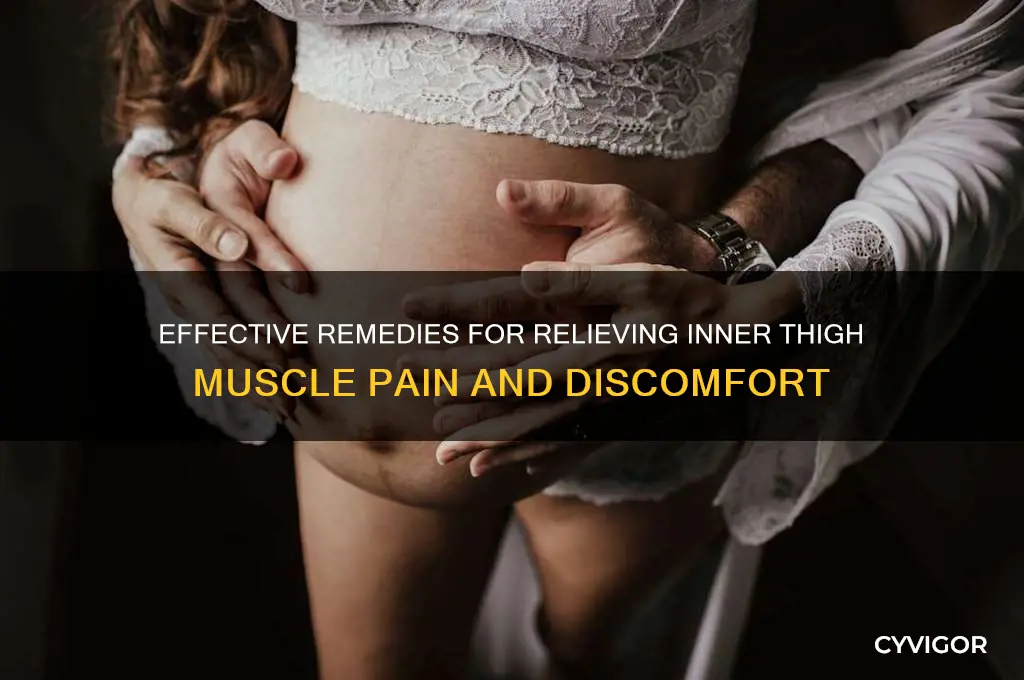 how to cure inner thigh muscle pain