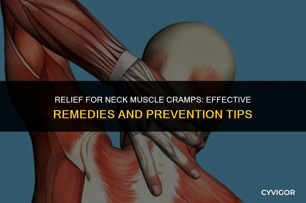how to cure muscle cramps in neck