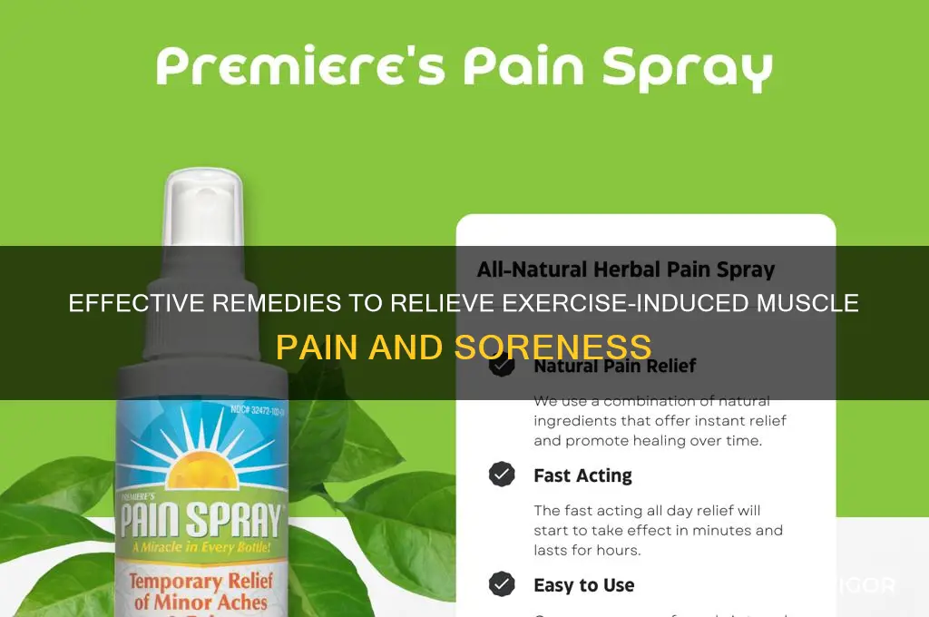 how to cure muscle pain from exercise