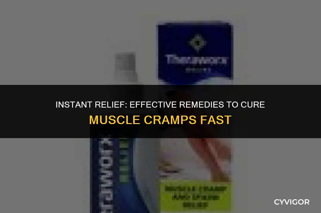 how to cure muscles cramp instantly