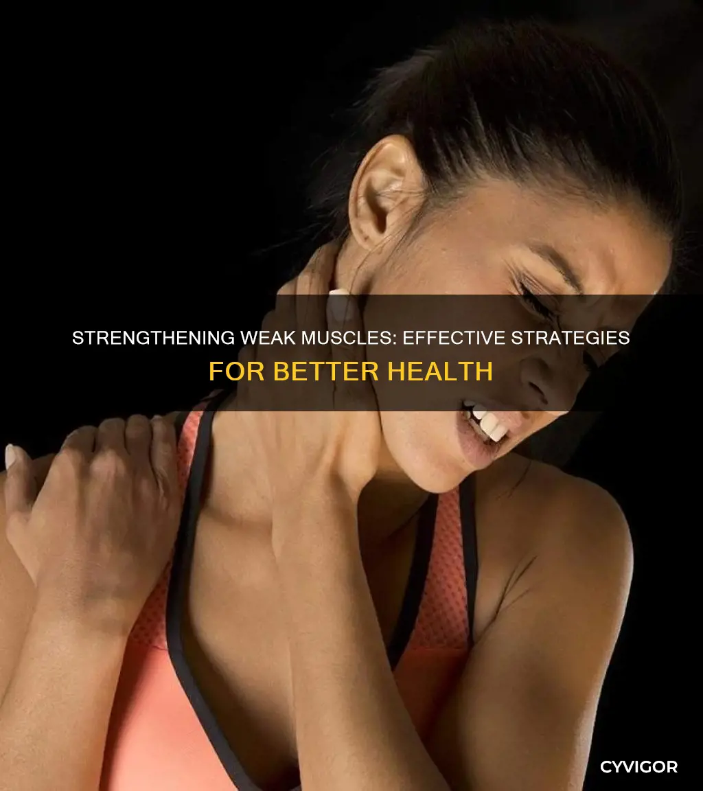how to cure weak muscles