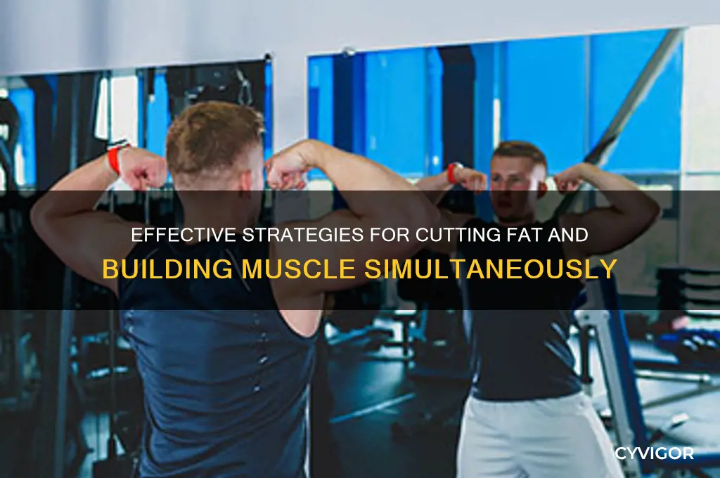 how to cut and gain muscle