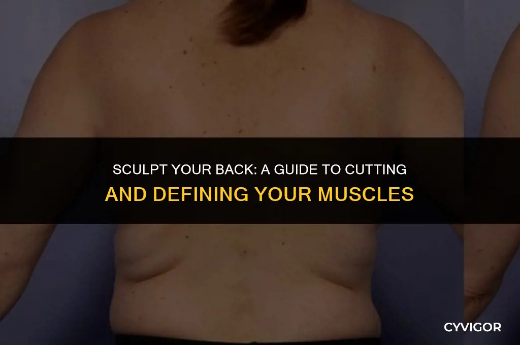 how to cut your back muscles