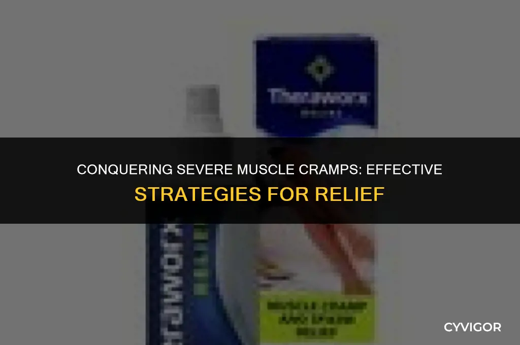how to deal with severe muscle cramps
