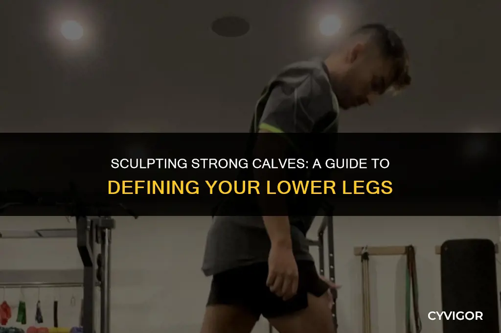 how to define calf muscles