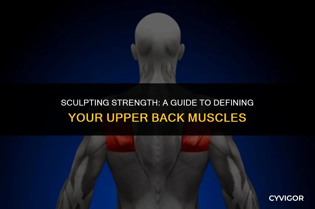 how to define upper back muscles