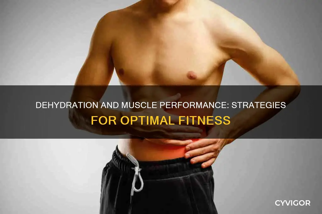 how to dehydrate your muscles
