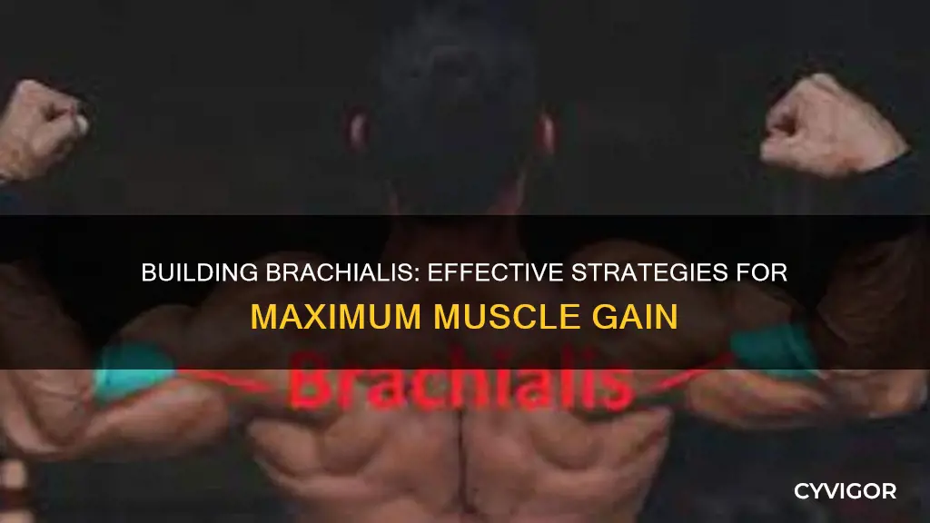 how to develop brachialis muscle