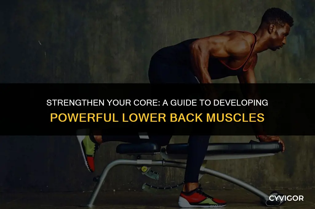 how to develop strong lower back muscles