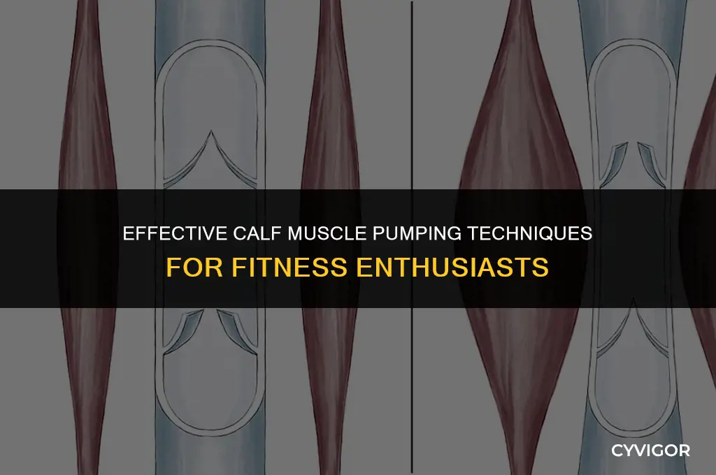 how to do calf muscle pumping
