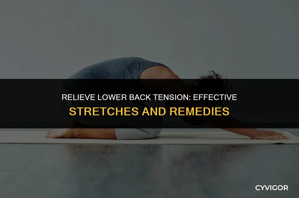how to ease tight lower back muscles