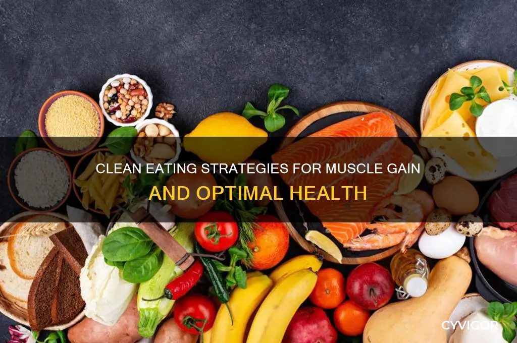 how to eat clean and gain muscle