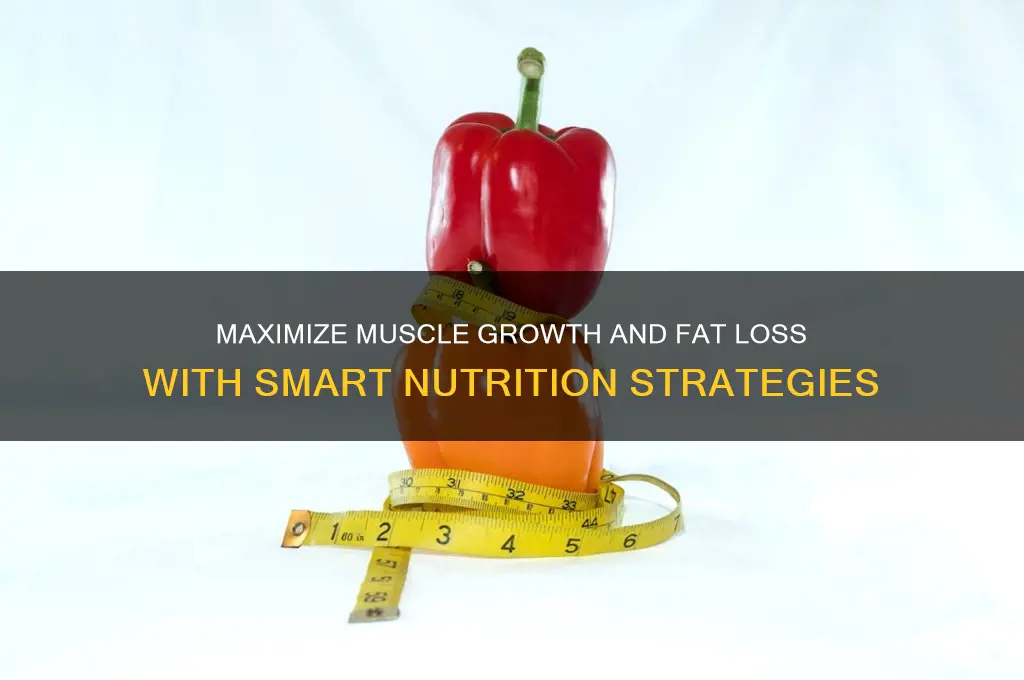 how to eat gain muscle lose fat