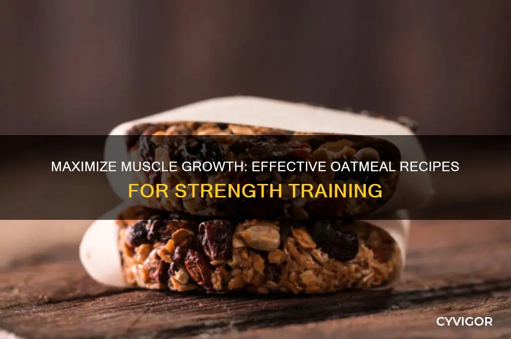 how to eat oats for muscle gain