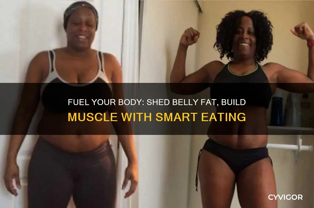 how to eat to lose belly fat and gain muscle