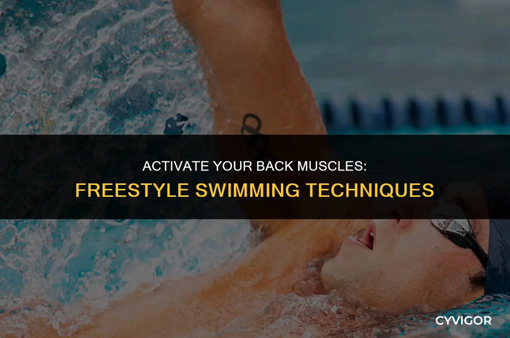 how to engage back muscles freestyle swim