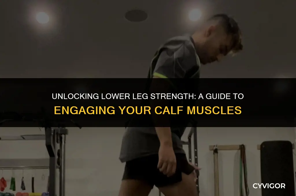 how to engage calf muscles