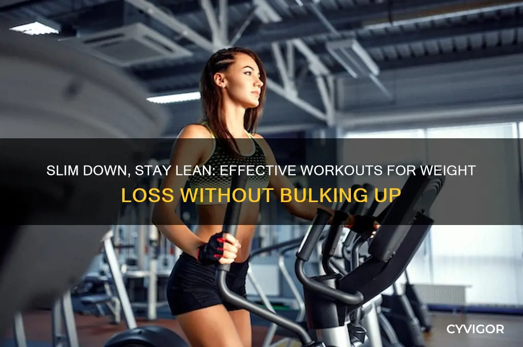 how to exercise and lose weight without gaining muscle
